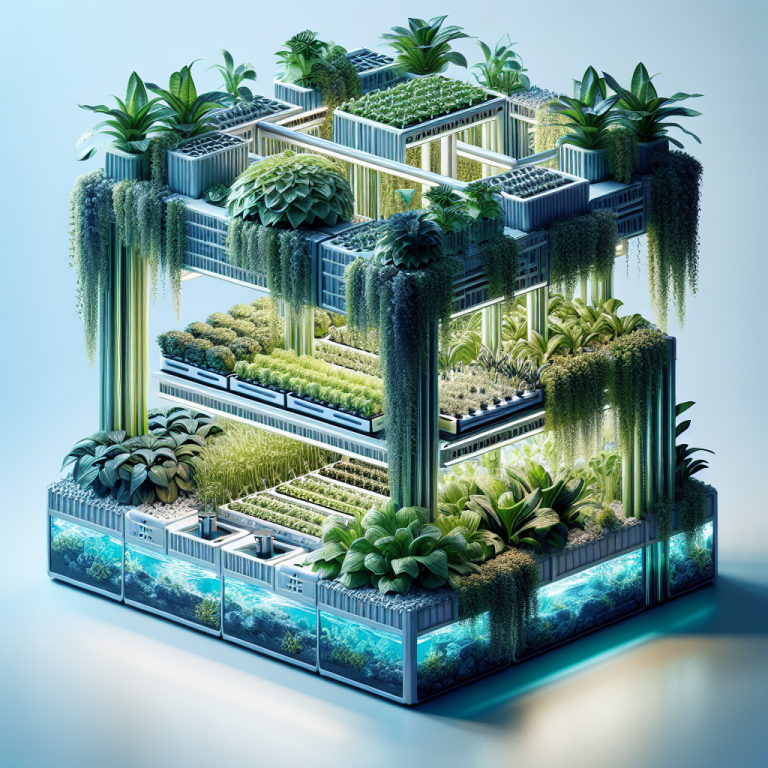 Read more about the article Aquaponics System Design for Ornamental Plants