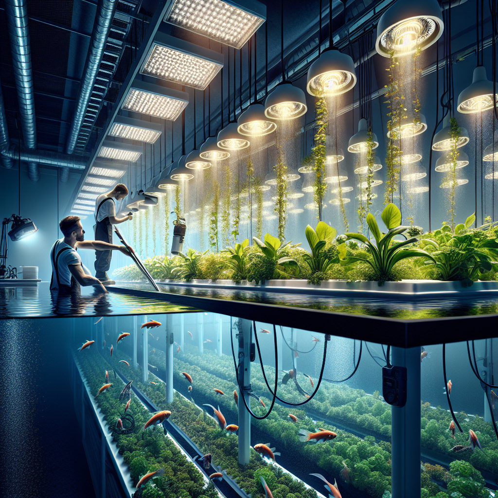 You are currently viewing Light maintenance in aquaponics